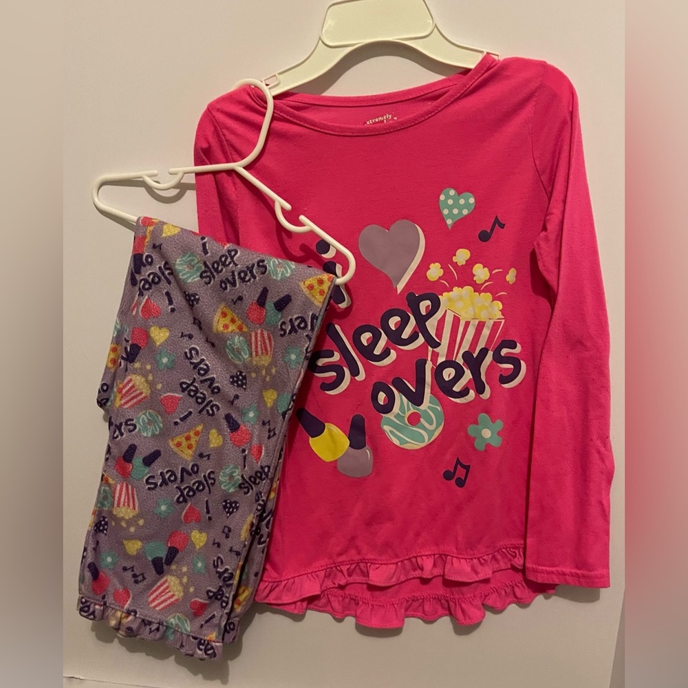 Vibrant Pink Sleepover Pajama Set